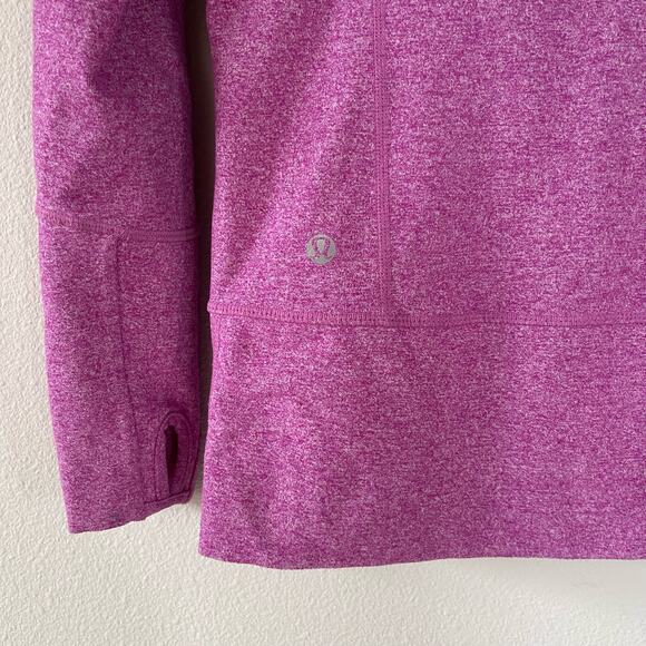 Lululemon In Stride Heathered Ultra Violet Zip Up Jacket (2) - Picture 6 of 6